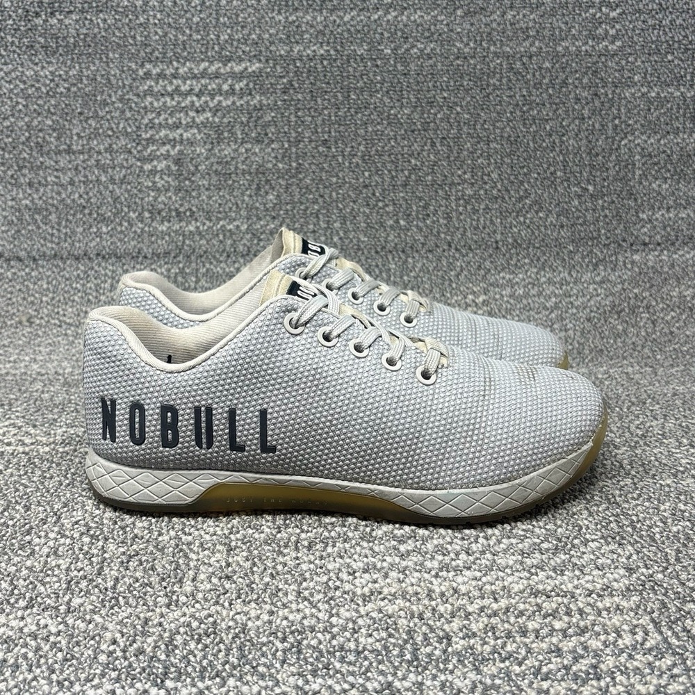 NOBULL Original Trainer SuperFabric Gray CrossFit Training Shoes Men 6 Women 7.5